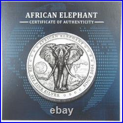 African Elephant 1 oz. 999 Silver $2 Coin 2025 Niue COA SKUOPC221 African Elephant 1 oz. 999 Silver $2 Coin 2025 Niue COA SKUOPC221