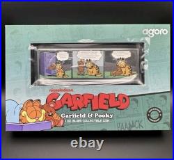 Agoro New Zealand Mint Garfield & Pooky 1 oz Silver Coin 2026.999