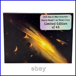 Alien Abduction 2025 $1 1 oz Silver Coin NGC PF 70 UCAM with Galaxy Label Niue