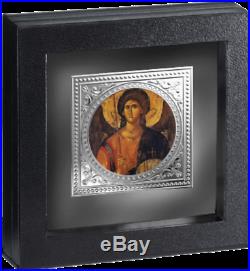 Archangel Michael Early Byzantine Icon 2018 $1 Pure Silver Coin Niue