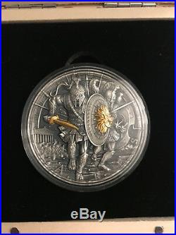 Ares God of War 2017 Niue Island $2 Silver Coin, GODS Series