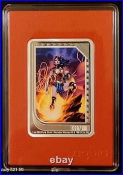 Art Of DC Comics Agoro Niue 2025 Wonder Woman 98/100 Silver Trading Coin