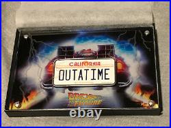 BACK TO THE FUTURE 35TH ANNV LICENSE PLATE 2020 2 oz Silver Proof coin NIUE