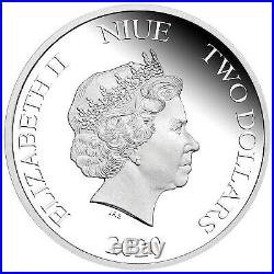 BACK TO THE FUTURE 35th Anniversary 1 Oz Silver Coin 2$ Niue 2020