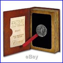 BAPTISM OF JESUS 2017 2 oz Silver Coin Biblical Series Scottsdale Mint NIUE
