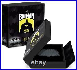 BATMAN 85 Years 1966 Batman Logo 1oz Silver Collectible Coin PRESELL ETA 4/19