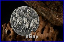 BELLONA ROMAN GODS 2018 2 oz Ultra High Relief Pure Silver Coin NIUE