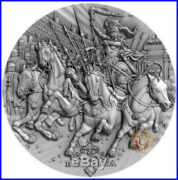 BELLONA ROMAN GODS 2 Oz Silver Coin 2$ Niue 2018 PRESALE