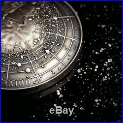 BIG BANG Dome shaped 2 oz Ultra High Relief silver coin Niue glow-in-the-dark