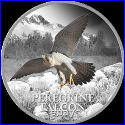 BIRDS OF PREY 4 Coin Set Osprey, Bald Eagle, Great Horn Owl, Peregrine Falcon