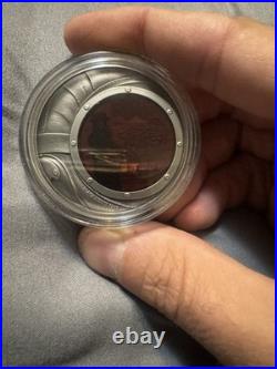 BLACK DEATH Human Tragedies 2 Oz Silver Coin 5$ Niue 2023