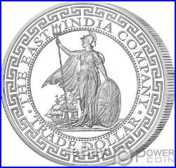 BRITISH Trade Dollar 1 Oz Silver Coin 2$ Niue 2018