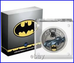 Batman 1989 BatMobile 1 oz Silver Coin 2021 Niue Second Coin Box COA SHIP TODAY