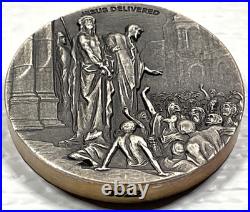 Biblical Series Jesus Delivered to be Crucified Niue 2 oz Silver Coin #922/1499 Biblical Series Jesus Delivered to be Crucified Niue 2 oz Silver Coin #922/1499