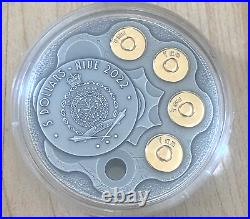 Bonnie and Clyde Gangster 2 oz Silver Antique Niue 2022 Second Coin in Series