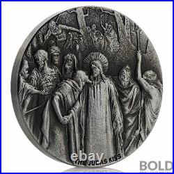 Brand New 2020 Niue The Judas Kiss 2 Oz Silver Coin. 999 Sealed Rare. 999 Jesus Brand New 2020 Niue The Judas Kiss 2 Oz Silver Coin. 999 Sealed Rare. 999 Jesus