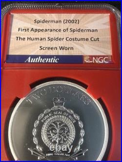 Bullion Plus Film Series 2023 Spider Man Collectible Silver Coin NGCX MS 9.9