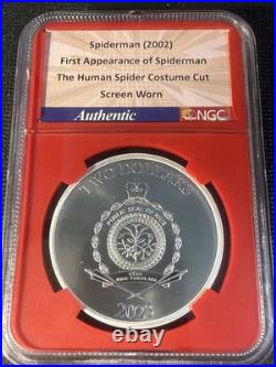 Bullion Plus Film Series 2023 Spider Man Collectible Silver Coin NGCX MS 9.9