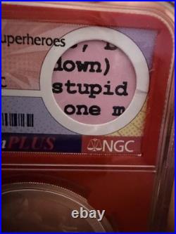 Bullion Plus Series 2 2023 Niue $2 Silver Spiderman NGCX PF10 UC Revised Script