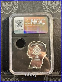 Bullion Plus Star Wars Niue 2023 Luke NGCX PF10 1 oz Silver Rebel Prop Film