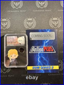 Bullion Plus Star Wars Niue 2023 Luke NGCX PF10 1 oz Silver Rebel Prop Film