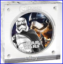CAPTAIN PHASMA Star Wars The Force Awakens 1 oz Silver Proof Coin 2$ Niue 2016