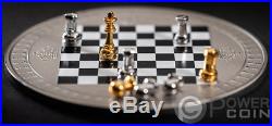 CHESS Chessboard Board Game 2 Oz Silver Coin 5$ Niue 2018