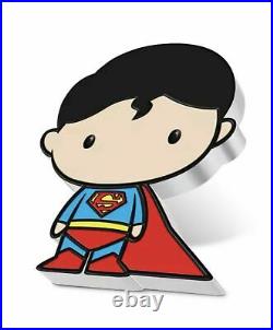 CHIBI COIN DC COMIC SERIES SUPERMAN 1oz SILVER COIN MINT SOLD OUT NEW ZEALAND