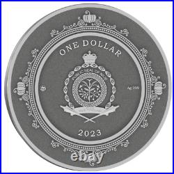 CINDERELLA STORY Fairy Tales 1 Oz Silver Coin 1$ Niue 2023
