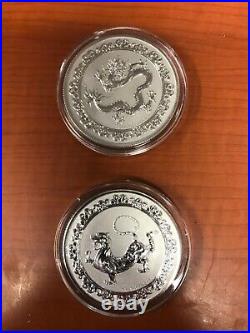 COMPLETE SET With ERROR COIN! 1 oz. 999 Silver Niue CELESTIAL ANIMALS! Mintage 10K