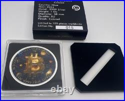 COSMIC BITCOIN 1 Oz Silver Coin 2$ Niue 2024 COSMIC BITCOIN 1 Oz Silver Coin 2$ Niue 2024