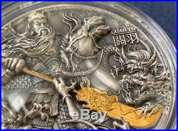Coa #36 Guan Yu Chinese Heroes 5 Dollars 2 Oz Silver Coin Niue 2019
