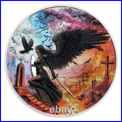 Czech Niue 2025 Battle of Good & Evil Zlo Evil Angel 1.35 oz Silver Coin