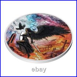 Czech Niue 2025 Battle of Good & Evil Zlo Evil Angel 1.35 oz Silver Coin