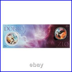 Czech Niue 2025 Battle of Good & Evil Zlo Evil Angel 1.35 oz Silver Coin