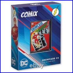DC COMIX Showcase #4 The Flash Silver $2 Proof 2022 Niue COA SKUOPC76