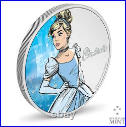 Disney Princess Cinderella 1oz Silver Coin Niue 2024 NEW