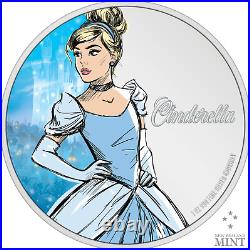 Disney Princess Cinderella 1oz Silver Coin Niue 2024 NEW