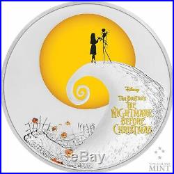 Disney Tim Burton The Nightmare Before Christmas 1 Oz Silver Coin