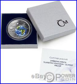 EARTH Solar System 1 Oz Silver Coin 1$ Niue 2019