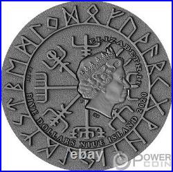 ERIC BLOODAXE Vikings 2 Oz Silver Coin 5$ Niue 2020