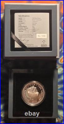 FENG SHUI HORSES 2014 Niue $5 1oz. 999 Fine Silver Proof Colorized Coin with COA