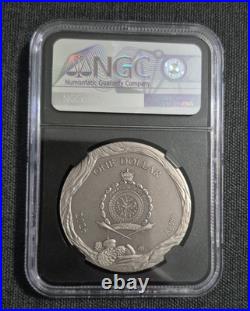 Fairytale 2026LMK Niue S$1 Thumbelina NGC MS 70 Antiqued 1 oz. 999 Fine Silver