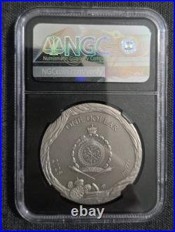 Fairytale 2026LMK Niue S$1 Thumbelina NGC MS 70 Antiqued 1 oz. 999 Fine Silver