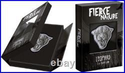 Fierce Nature Leopard 2oz Silver Coin Niue 2023 Fierce Nature Leopard 2oz Silver Coin Niue 2023