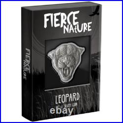 Fierce Nature Leopard 2oz Silver Coin Niue 2023 Fierce Nature Leopard 2oz Silver Coin Niue 2023