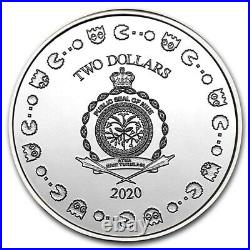 Full Sealed Tube 2020 Niue PAC-MAN 40th Anniversary coin 1 oz. 999 fine silver