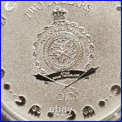 Full Sealed Tube 2020 Niue PAC-MAN 40th Anniversary coin 1 oz. 999 fine silver