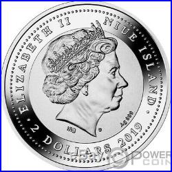 GENIUS RENAISSANCE Da Vinci 500th Anniversary 1 Oz Silver Coin 2$ Niue 2019