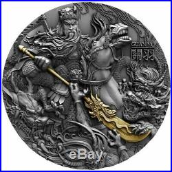 GUAN YU Chinese Heroes 2 oz Silver Coin Niue
